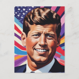 JFK John F. Kennedy Motivatie inspiratie Briefkaart