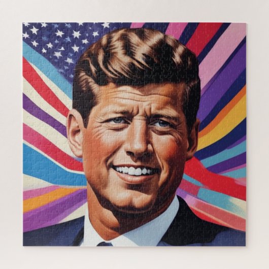 JFK John F. Kennedy Motivatie inspiratie Legpuzzel (Verticaal)