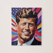 JFK John F. Kennedy Motivatie inspiratie Legpuzzel (Verticaal)