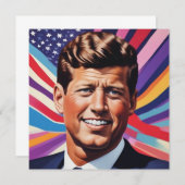JFK John F. Kennedy Motivatie Kaart (Voorkant / Achterkant)