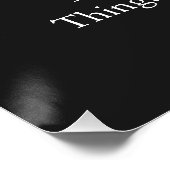 JFK John F. Kennedy Quote Dingen gebeuren niet Perfect Poster (Hoek)