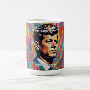 JFK John F. Kennedy Quote Motivatie inspiratie Koffiemok