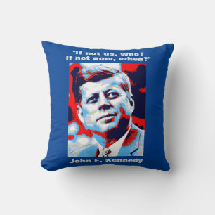 JFK John F. Kennedy Quote Motivatie inspiratie Kussen
