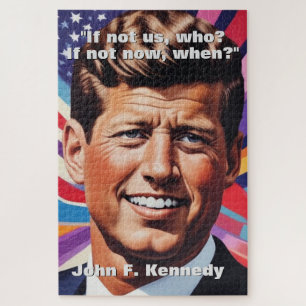JFK John F. Kennedy Quote Motivatie inspiratie Legpuzzel