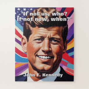 JFK John F. Kennedy Quote Motivatie inspiratie Legpuzzel