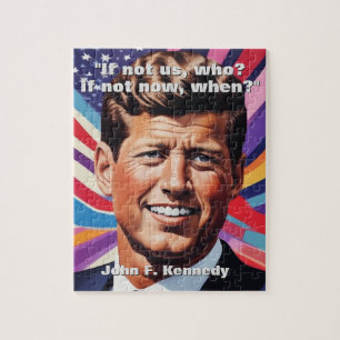 JFK John F. Kennedy Quote Motivatie inspiratie Legpuzzel