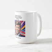 JFK John F. Kennedy Quote Motivational Inspiration Koffiemok (Voorkant rechts)