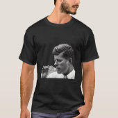 JFK John F Kennedy Sigaar Roken Roker T-shirt (Voorkant)