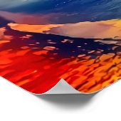 JFK Jr. - Island Sunset - Poster (Hoek)