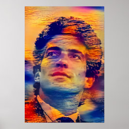 JFK Jr. - Island Sunset - Poster