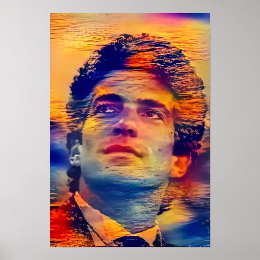 JFK Jr. - Island Sunset - Poster (Voorkant)