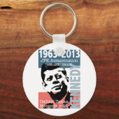 JFK Kennedy Assassination Jubileum 1963 - 2013 Sleutelhanger (Voorkant)