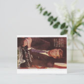 JFK Kennedy president Briefkaart (Staand voorkant)