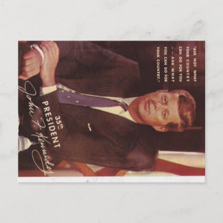 JFK Kennedy president Briefkaart