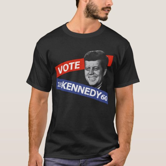 JFK Kennedy Retro jongen T-shirt (Voorkant)