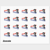JFK Kennedy Verkiezing Ronde Sticker (Vel)