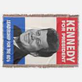 JFK Kennedy voor de campagne President 1960 Deken (Voorkant)
