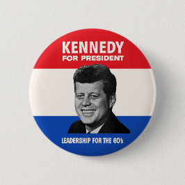  JFK Kennedy voor de campagne President 1960 Ronde Button 5,7 Cm