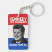  JFK Kennedy voor de campagne President 1960 Sleutelhanger (achterkant)