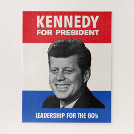  JFK Kennedy voor President Campaign Ji 1960 Legpuzzel