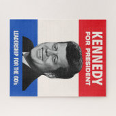 JFK Kennedy voor President Campaign Ji 1960 Legpuzzel (Horizontaal)
