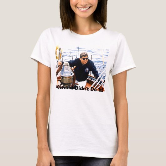 jfk-manofsea-sailing-maine-8-12-62, Oswald niet... T-shirt (Voorkant)