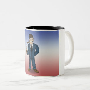 JFK-Mok Tweekleurige Koffiemok