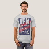 JFK New York luchthaven T-shirt (Voorkant volledig)