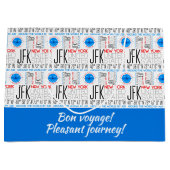 JFK, New York reist de wereld door een luchtpatroo Groot Cadeauzakje (Voorkant)