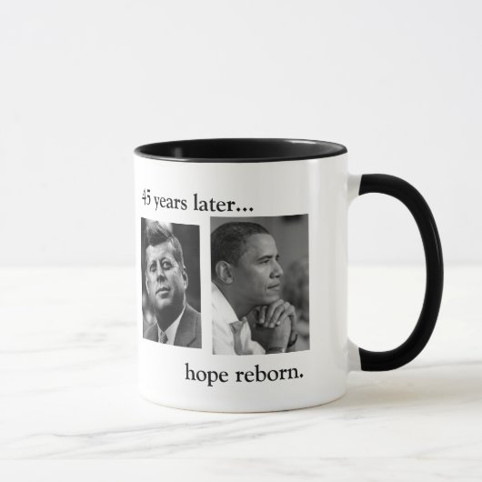 JFK OBAMA 45 JAAR LATER... HOPE REBORN MOK (Rechts)