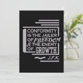 JFK-offerte Kaart (Staand voorkant)