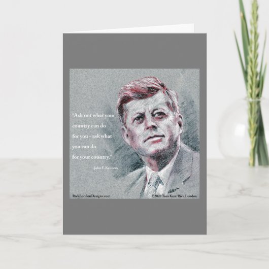 JFK & offerte Kaart (Voorkant)