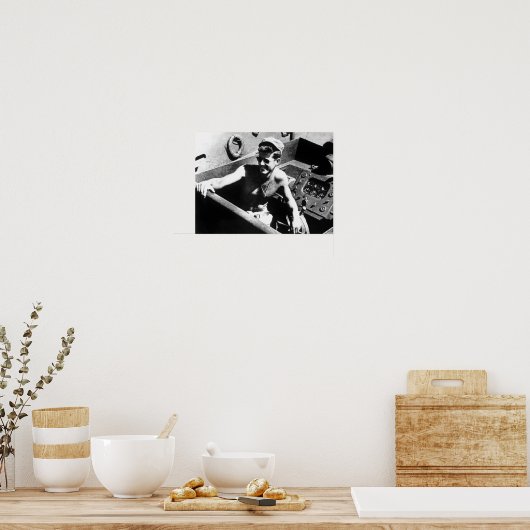 JFK op PT-109 Poster (Keuken)