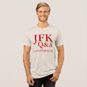 JFK Q&A Tri-Blend SHIRT (Voorkant volledig)