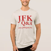 JFK Q&A Tri-Blend SHIRT (Voorkant)