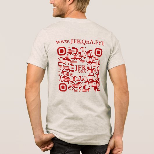 JFK Q&A Tri-Blend SHIRT (Achterkant)