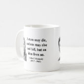 JFK Quote 4b Koffiemok (Voorkant links)