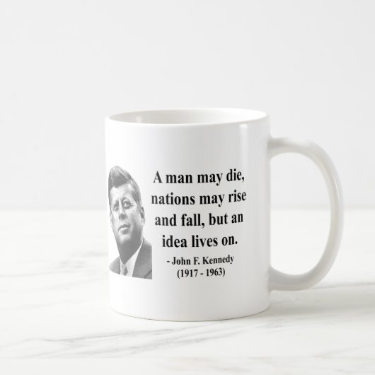 JFK Quote 4b Koffiemok (Rechts)