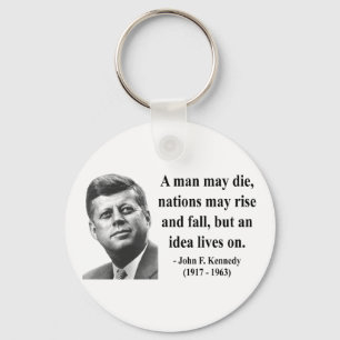 JFK Quote 4b Sleutelhanger