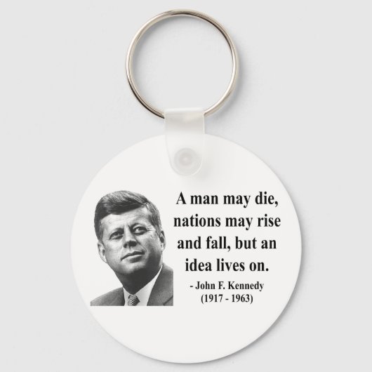 JFK Quote 4b Sleutelhanger (Voorkant)