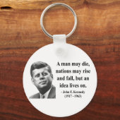 JFK Quote 4b Sleutelhanger (Voorkant)
