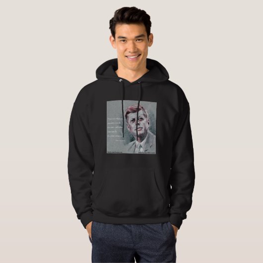 JFK & Quote Hoodie (Voorkant volledig)