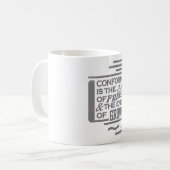 JFK quote mok - kies stijl en kleur (Voorkant links)