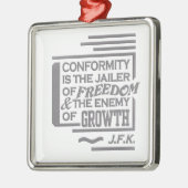 JFK quote ornament (Links)