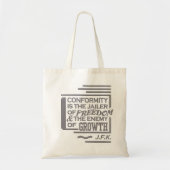 JFK-quote tas - kies stijl en kleur (Voorkant)