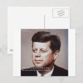 JFK Repareer Het Dak Bekende Quote Briefkaart (Voorkant / Achterkant)