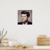 JFK Repareer Het Dak Bekende Quote Poster (Keuken)