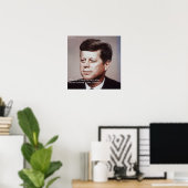 JFK Repareer Het Dak Bekende Quote Poster (Thuiskantoor)