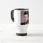 JFK Repareer Het Dak Bekende Quote Reisbeker (Voorkant links)