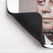 JFK Repareer het Dak Beroemde Citaten Muismat (Hoek)
